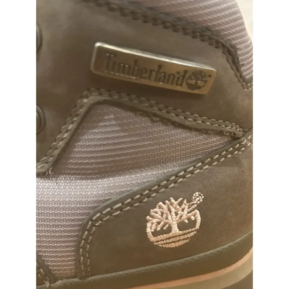 Timberland Gray and Lavender Hiking Boots Women's Size 7M